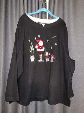 Ugly Christmas Sweater Xmas Size 2X